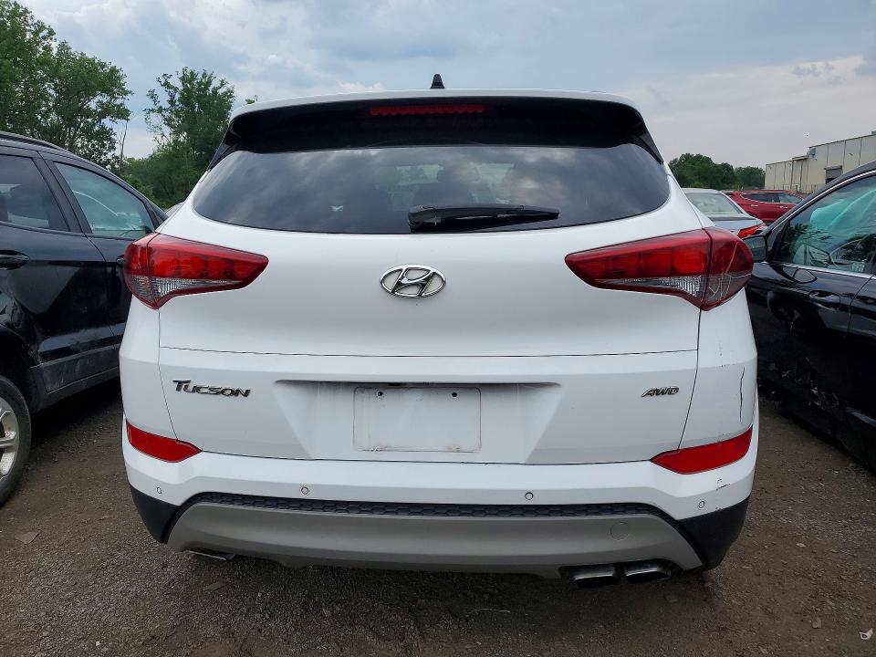 2018 Hyundai Tucson VIN KM8J3CA23JU665882 COPART salvage auction — FRONT END, CT - CERT OF TITLE-SALVAGE, sold $2,250 on 2026-07-24 (photo 6)