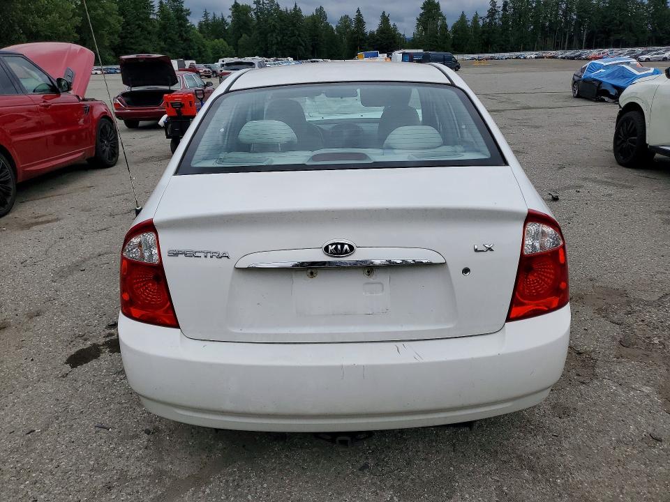 2005 Kia Spectra VIN KNAFE121855139338 COPART salvage auction — FRONT END, Wa - Bill Of Sale, sold $250 on 2026-07-06 (photo 6)