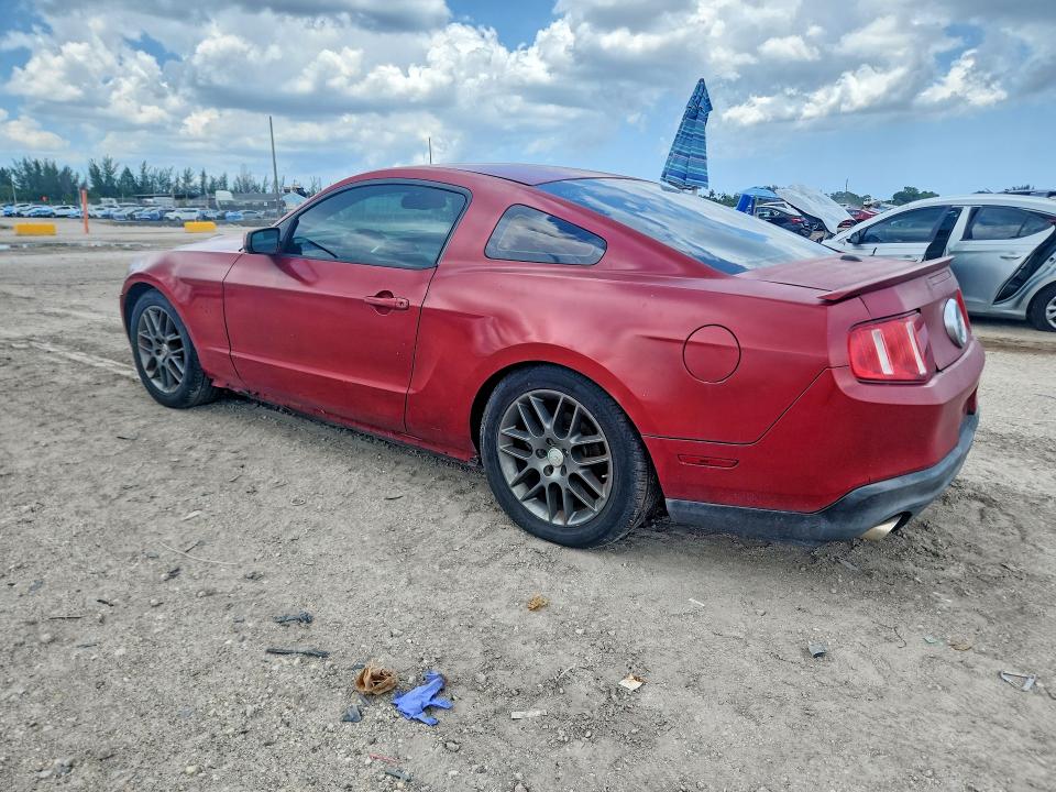 2010 Ford Mustang VIN 1ZVBP8CH0A5162099 COPART salvage auction — FRONT END, Fl - Certificate Of Title, sold $450 on 2026-07-09 (photo 2)