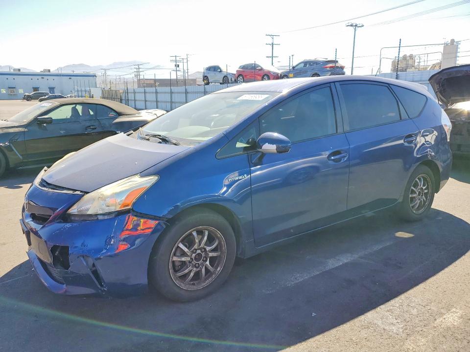 2012 Toyota Prius v VIN JTDZN3EU3C3017397 COPART salvage auction — FRONT END, Ca - Salvage Certificate, sold $975 on 2026-07-08 (photo 1)