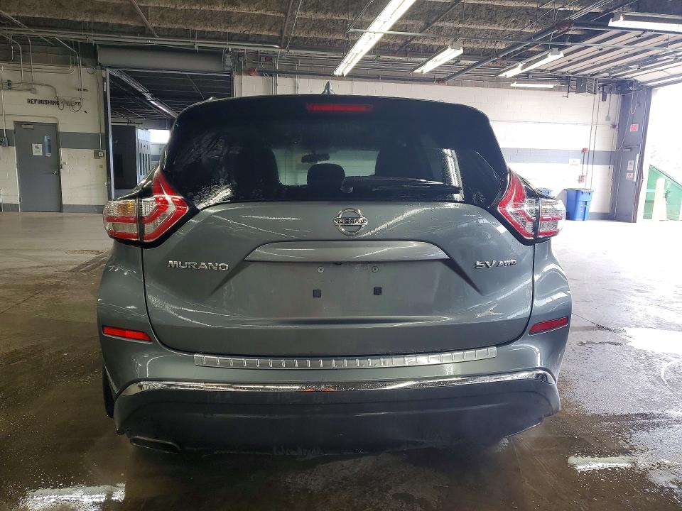 2017 Nissan Murano VIN 5N1AZ2MH7HN124279 COPART salvage auction — MECHANICAL, IL - CERTIFICATE OF TITLE, sold $1,300 on 2026-07-09 (photo 6)