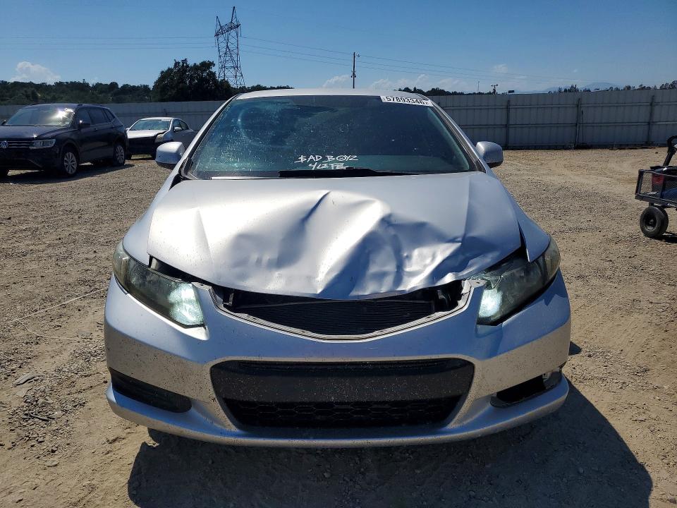 2013 Honda Civic VIN 2HGFG3B59DH515341 COPART salvage auction — FRONT END, Ca - Salvage Certificate, sold $1,150 on 2026-07-02 (photo 5)