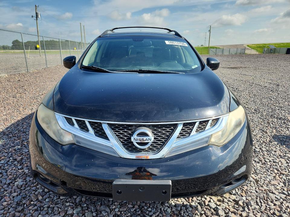 2014 Nissan Murano VIN JN8AZ1MWXEW512467 COPART salvage auction — FRONT END, In - Certificate Of Title, sold $575 on 2026-07-28 (photo 5)