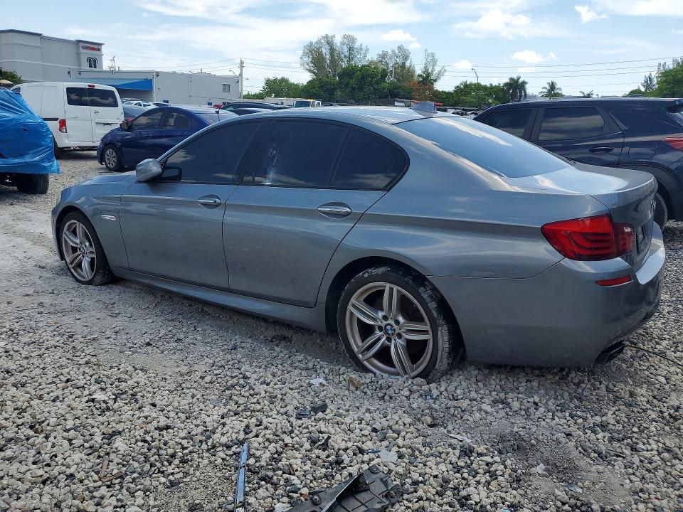 2013 BMW 5 series VIN WBAFR9C50DDX79875 COPART salvage auction — SIDE, Tx - Certificate Of Title, sold $1,350 on 2026-07-07 (photo 2)