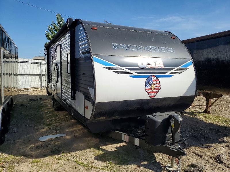 2022 Heartland rv Pioneer VIN 5SFPB3221NE484292 COPART salvage auction — MINOR DENT/SCRATCHES, IL - SALVAGE CERTIFICATE, sold $650 on 2026-07-30 (photo 1)