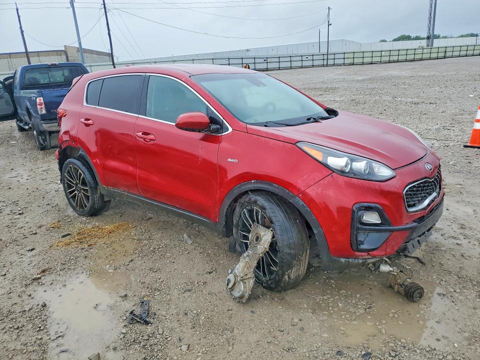 2021 Kia Sportage VIN KNDPMCAC2M7921954 COPART salvage auction — FRONT END, Wv - Certificate Of Title, sold $2,550 on 2026-07-31 (photo 4)
