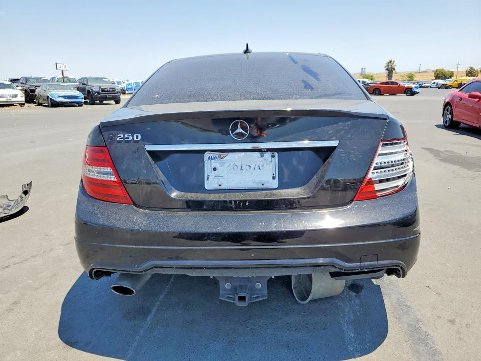 2013 Mercedes-benz C class VIN WDDGF4HB8DR279831 COPART salvage auction — FRONT END, CA - SALVAGE CERTIFICATE, sold $300 on 2026-07-15 (photo 6)