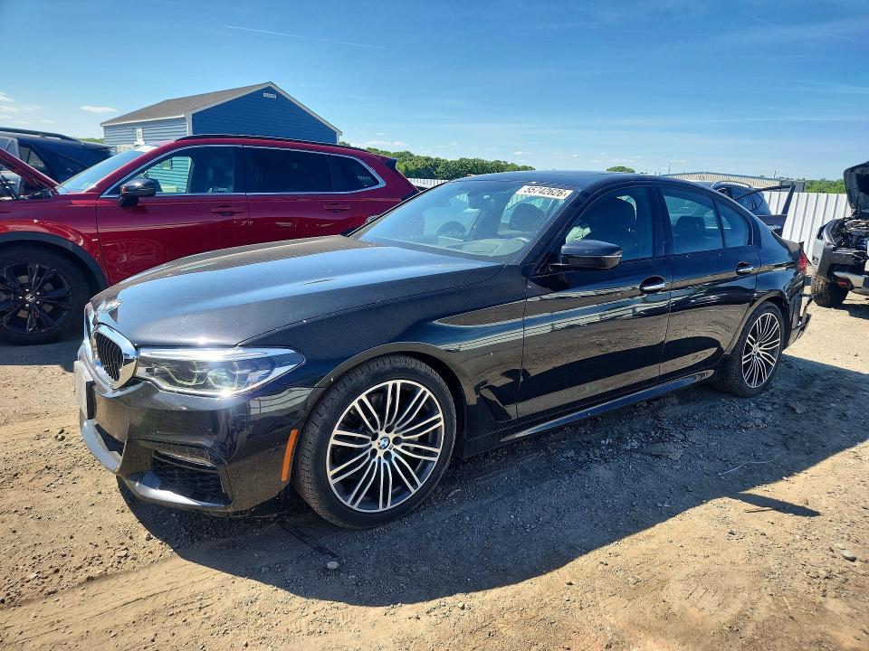 2017 BMW VIN WBAJE7C31HG889573 COPART salvage auction — REAR END, Ma - Cert Of Title-Salvage, sold $19,000 on 2026-07-15 (photo 1)
