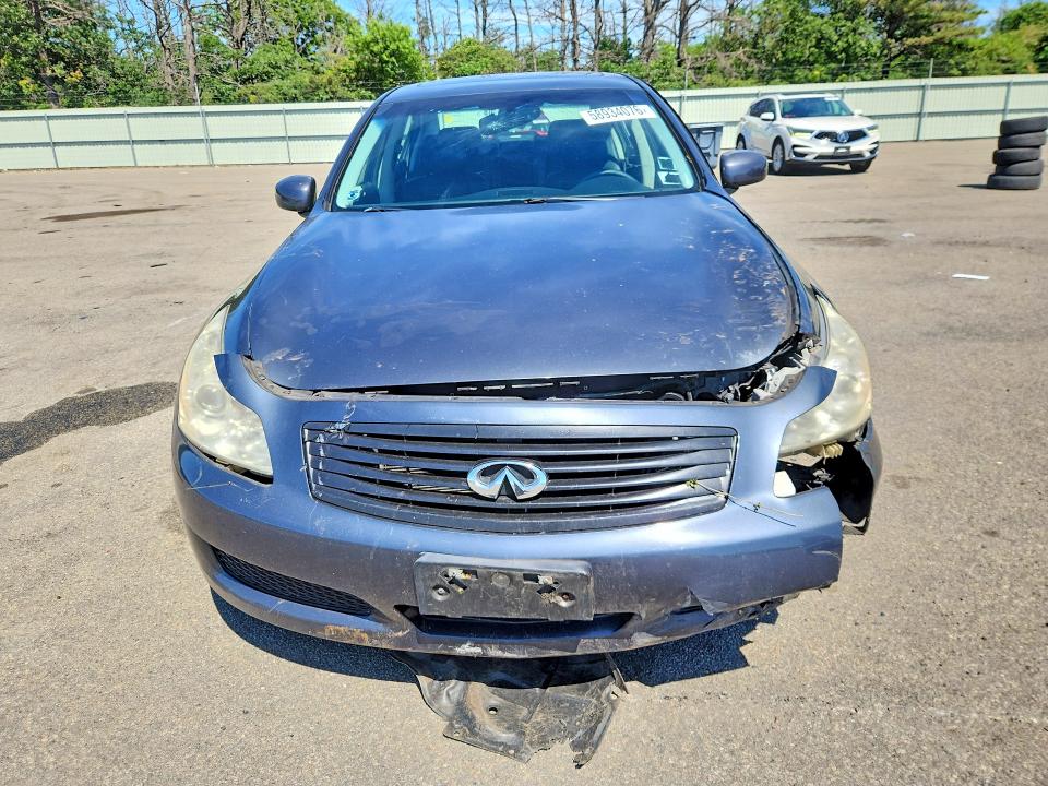 2008 Infiniti G35 VIN JNKBV61F98M267589 COPART salvage auction — FRONT END, Ny - Mv-907A Salvage Certificate, sold $425 on 2026-07-20 (photo 5)