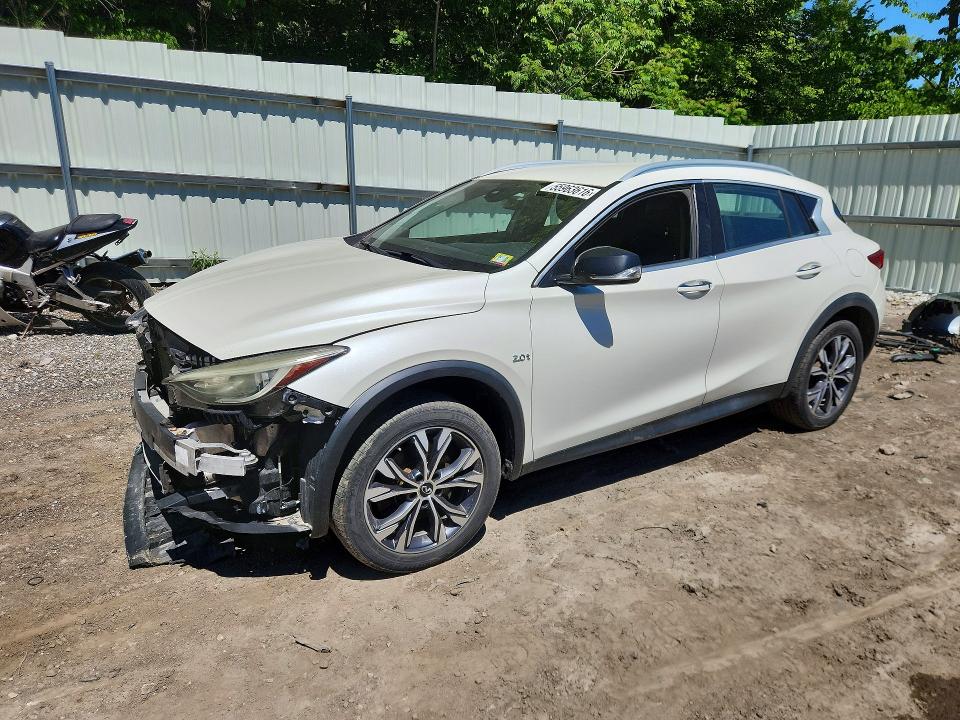 2017 Infiniti VIN SJKCH5CR9HA028749 COPART salvage auction — FRONT END, Vt - Cert Of Title-Salvage Vehicle, sold $200 on 2026-07-27 (photo 1)