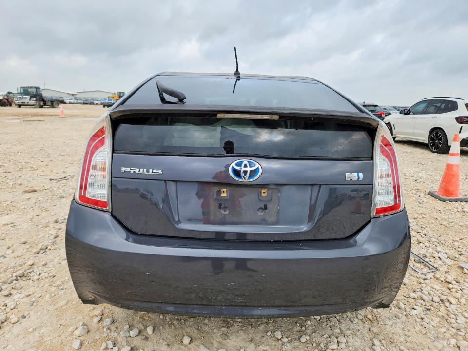 2012 Toyota Prius VIN JTDKN3DUXC1559059 COPART salvage auction — FRONT END, TX - SALVAGE VEHICLE TITLE, sold $600 on 2026-07-23 (photo 6)