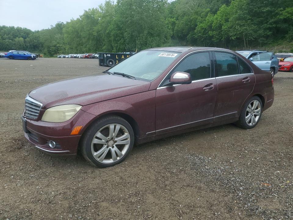2008 Mercedes-benz C class VIN WDDGF54X48F039822 COPART salvage auction — FRONT END, NY - CERTIFICATE OF TITLE, sold $500 on 2026-07-28 (photo 1)
