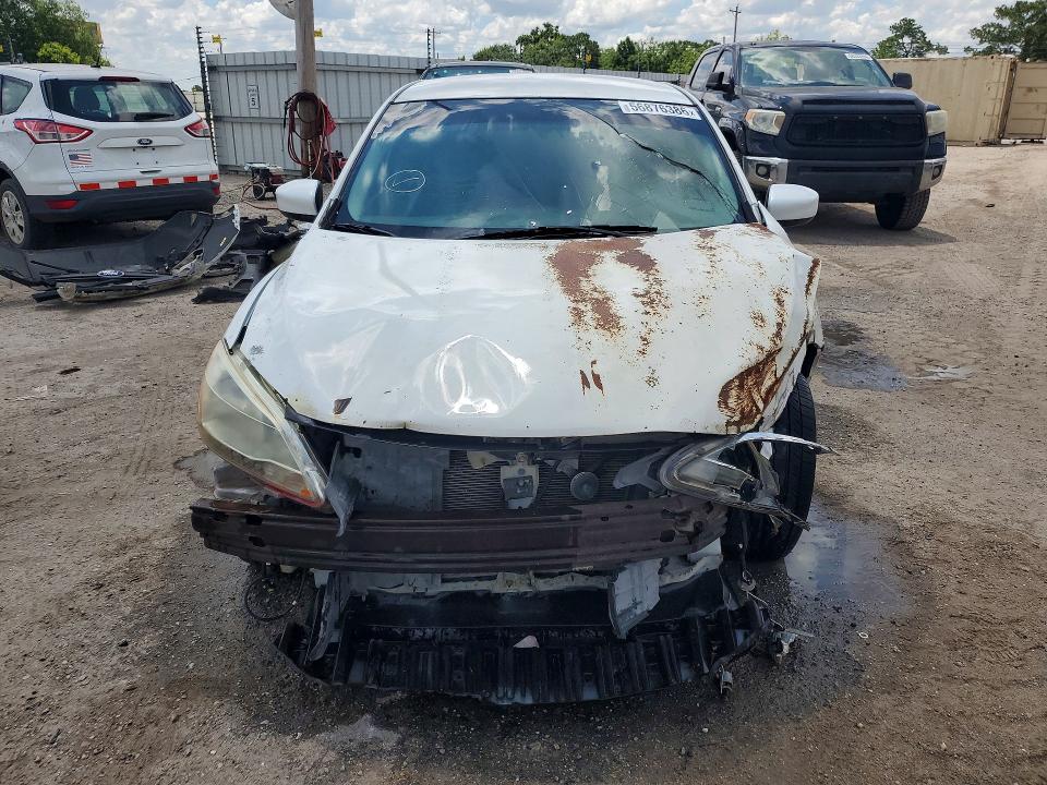 2014 Nissan Sentra VIN 3N1AB7AP2EL661870 COPART salvage auction — FRONT END, Id - Salvage Certificate Of Title, sold $825 on 2026-07-23 (photo 5)