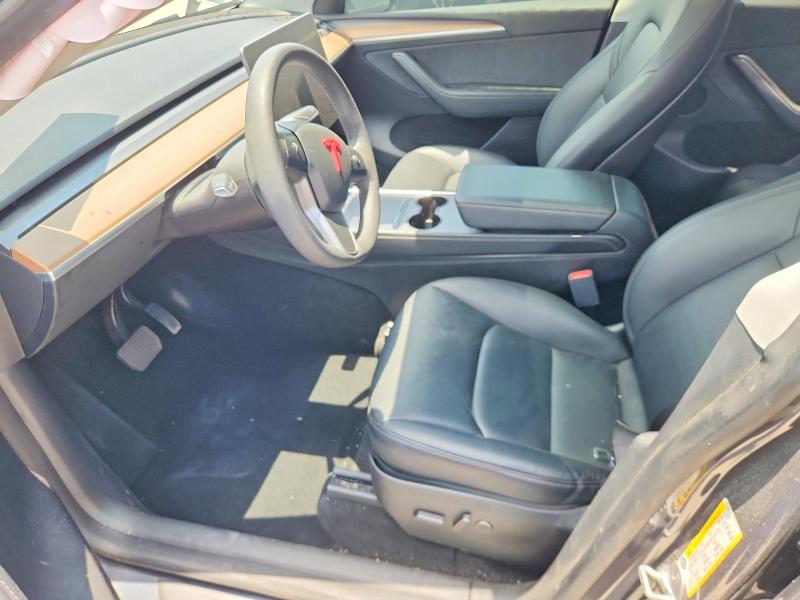 2023 Tesla Model y VIN 7SAYGDEE3PA075300 COPART salvage auction — SIDE, Tx - Salvage Vehicle Title, sold $8,100 on 2026-07-27 (photo 7)