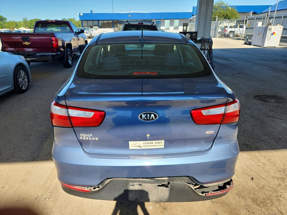 2016 Kia Rio VIN KNADM4A32G6684575 COPART salvage auction — FRONT END, Oh - Cert Of Title-Salvage, sold $250 on 2026-07-27 (photo 6)