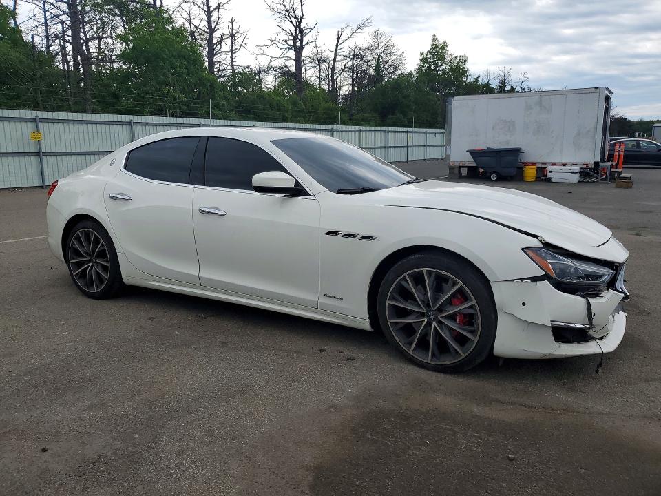 2019 Maserati Ghibli VIN ZAM57YTL2K1315025 COPART salvage auction — FRONT END, Ny - Mv-907A Salvage Certificate, sold $6,000 on 2026-08-24 (photo 4)