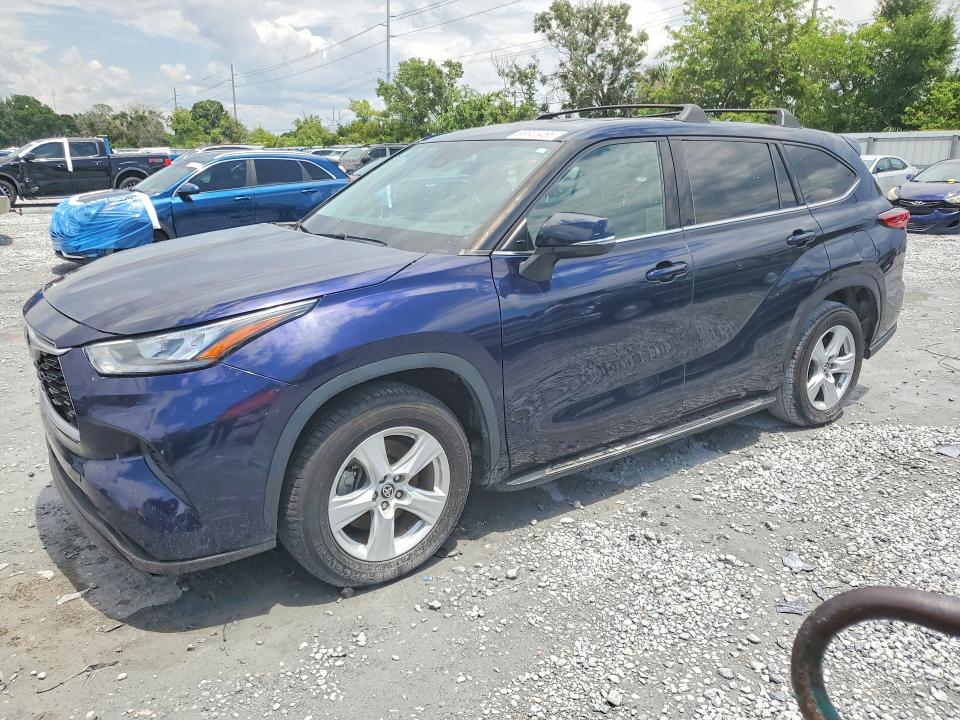 2020 Toyota Highlander VIN 5TDCZRAH1LS005172 — COPART salvage auction photo