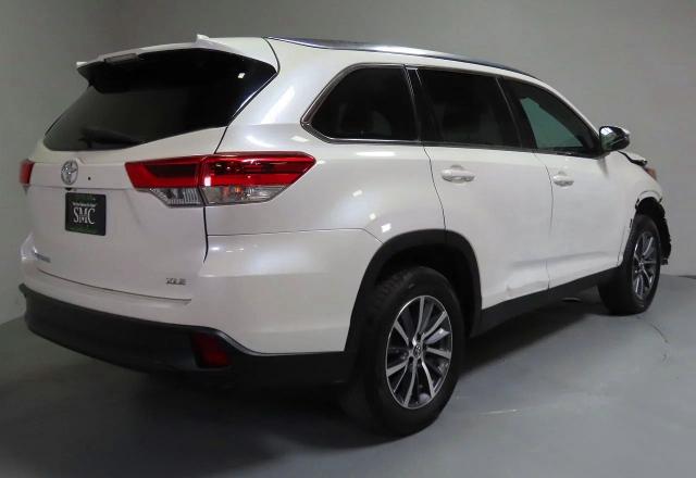 2019 Toyota Highlander VIN 5TDKZRFH2KS562546 COPART salvage auction — ALL OVER, Ca - Salvage Certificate (P), sold $9,700 on 2026-07-07 (photo 3)