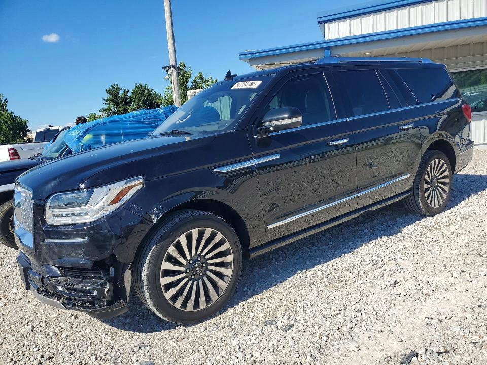 2019 Lincoln Navigator VIN 5LMJJ3LT9KEL03110 COPART salvage auction — FRONT END, IL - SALVAGE CERTIFICATE (P), sold $15,100 on 2026-07-24 (photo 1)