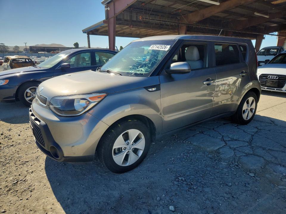 2014 Kia Soul VIN KNDJN2A26E7019751 COPART salvage auction — SIDE, Ca - Salvage Certificate, sold $850 on 2026-07-13 (photo 1)