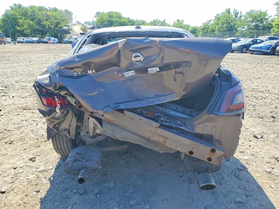 2012 Nissan Maxima VIN 1N4AA5AP9CC864967 COPART salvage auction — REAR END, Md - Cert Of Salvage > 75% Damage, sold $400 on 2026-07-02 (photo 6)