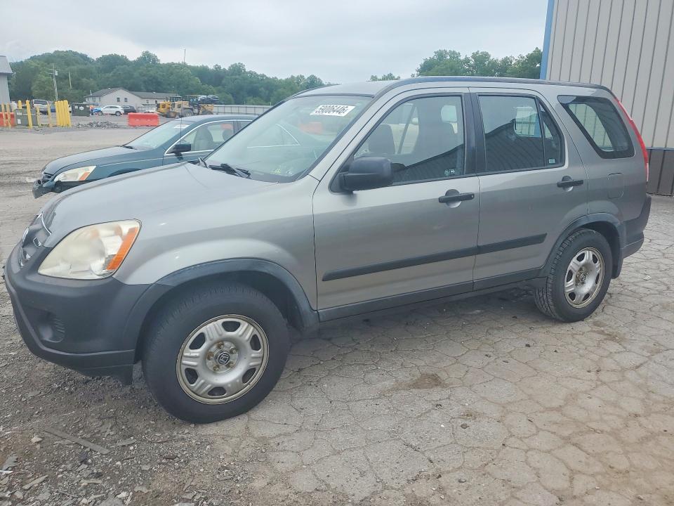2005 Honda Cr-v VIN JHLRD785X5C049154 COPART salvage auction — SIDE, Pa - Certificate Of Salvage, sold $1,600 on 2026-07-13 (photo 1)