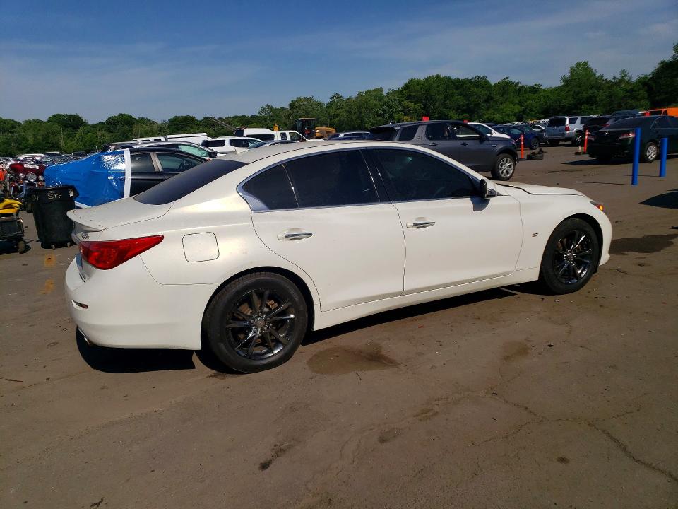 2015 Infiniti Q50 VIN JN1BV7AR1FM419995 COPART salvage auction — FRONT END, Ct - Cert Of Title-Salvage, sold $1,750 on 2026-07-07 (photo 3)