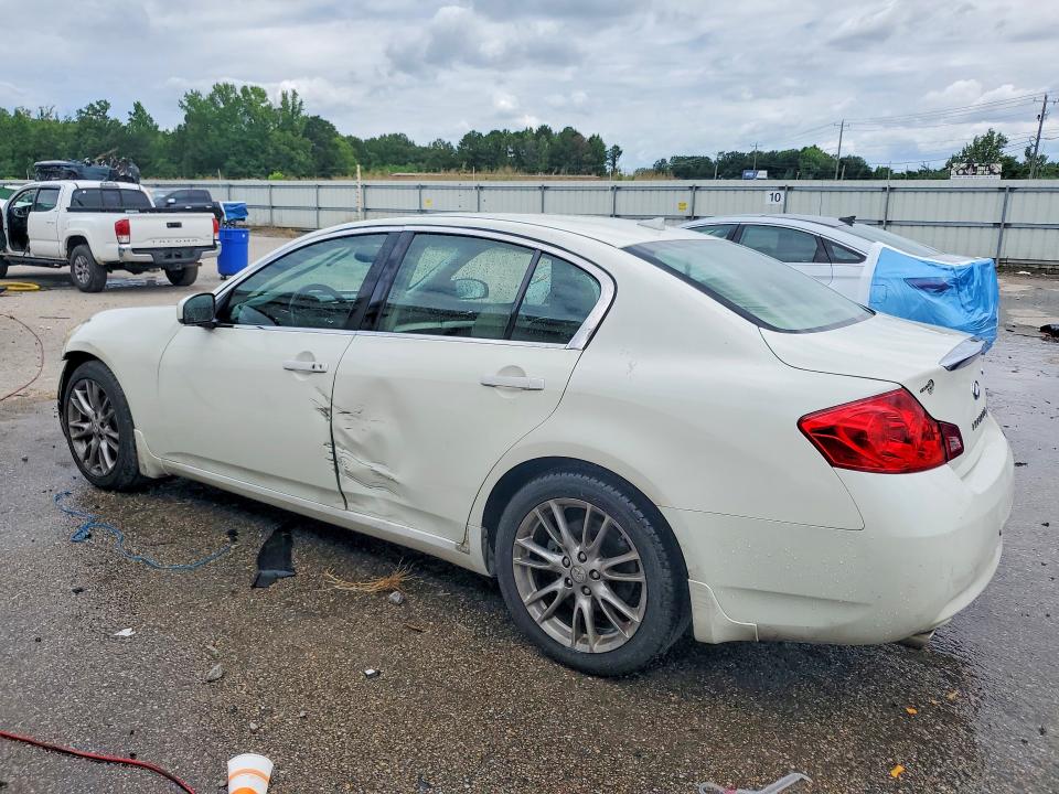 2007 Infiniti G VIN JNKBV61E37M725908 COPART salvage auction — SIDE, AL - CERT OF TITLE-SALVAGE TITLE, sold $350 on 2026-07-30 (photo 2)