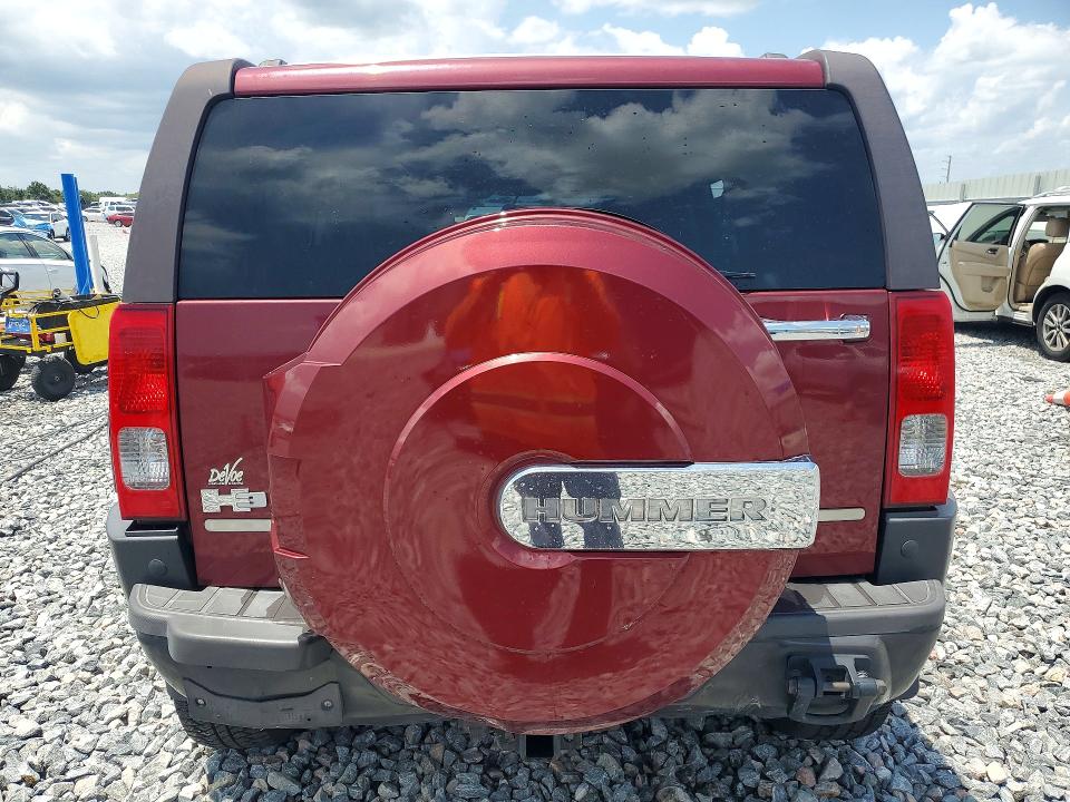 2007 Hummer H3 VIN 5GTDN13E778134962 COPART salvage auction — REAR END, Fl - Cert Of Title Slvg Rebuildable, sold $1,400 on 2026-07-10 (photo 6)