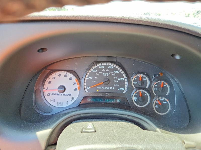 2008 Chevrolet Trailblazer VIN 1GNET13H982147736 COPART salvage auction — FRONT END, Pa - Certificate Of Salvage, sold $3,100 on 2026-07-02 (photo 9)