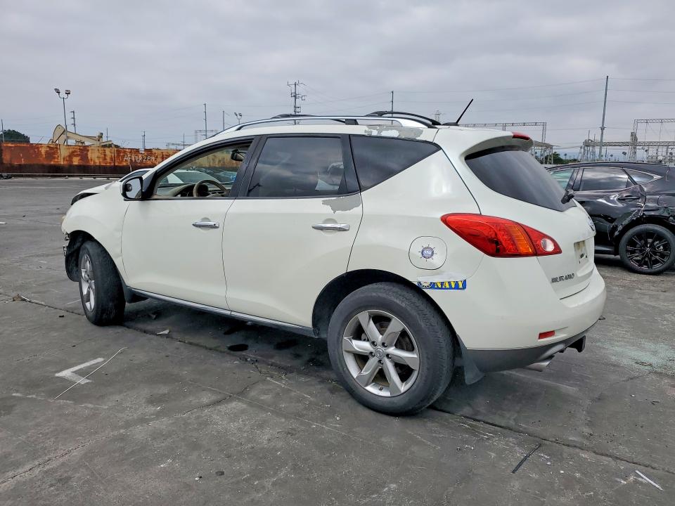 2010 Nissan Murano VIN JN8AZ1MW0AW126697 COPART salvage auction — FRONT END, Ca - Salvage Certificate, sold $975 on 2026-07-15 (photo 2)