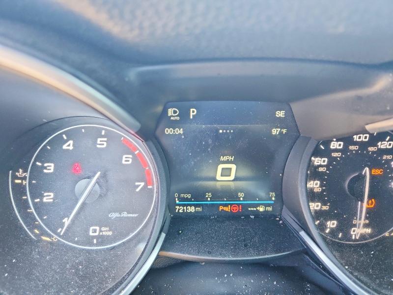 2018 Alfa romeo Stelvio VIN ZASFAKAN0J7B70291 COPART salvage auction — REAR END, Md - Cert Of Salvage > 75% Damage, sold $3,750 on 2026-08-18 (photo 9)