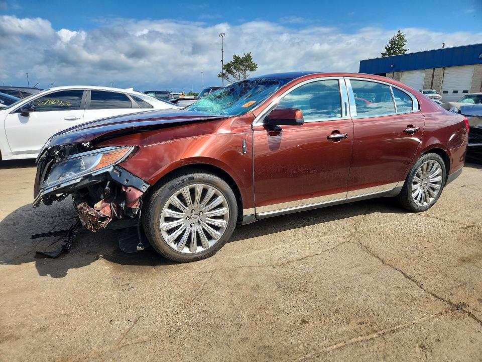 2015 Lincoln Mks VIN 1LNHL9EK3FG604968 COPART salvage auction — FRONT END, MI - CERTIFICATE OF TITLE, sold $600 on 2026-07-02 (photo 1)