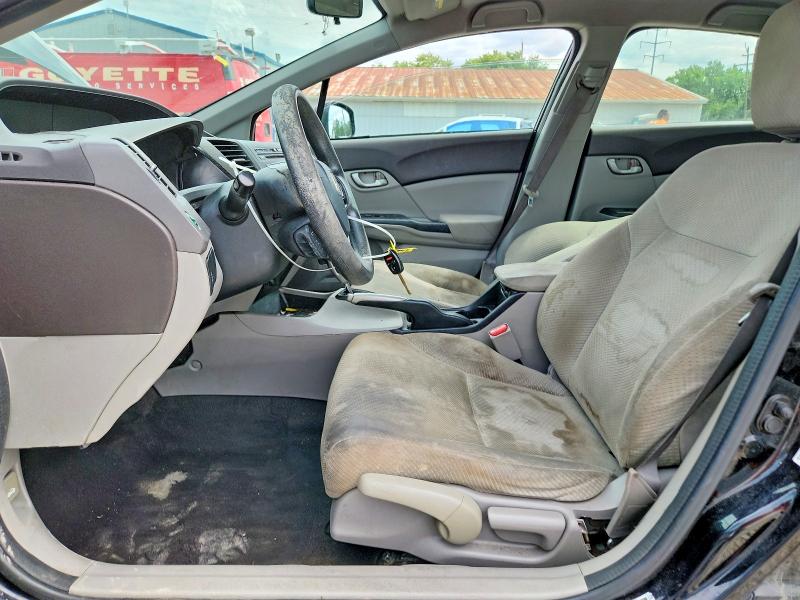 2012 Honda Civic VIN 19XFB2F56CE070892 COPART salvage auction — FRONT END, OH - CERT OF TITLE-SALVAGE, sold $325 on 2026-07-02 (photo 7)