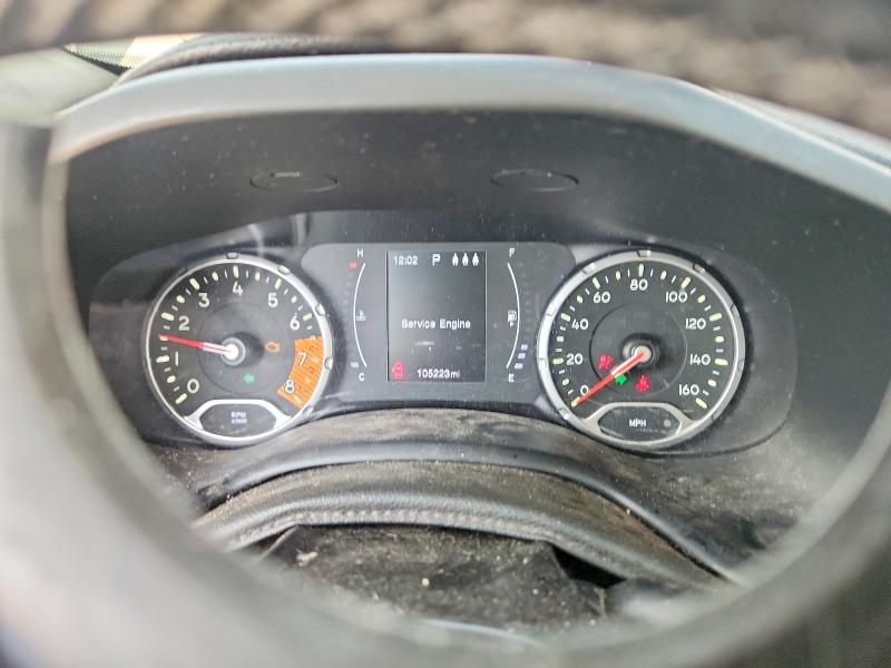 2019 Jeep Renegade VIN ZACNJABB4KPK64808 COPART salvage auction — FRONT END, Ky - Cert Of Title-Salvage, sold $1,000 on 2026-08-13 (photo 9)