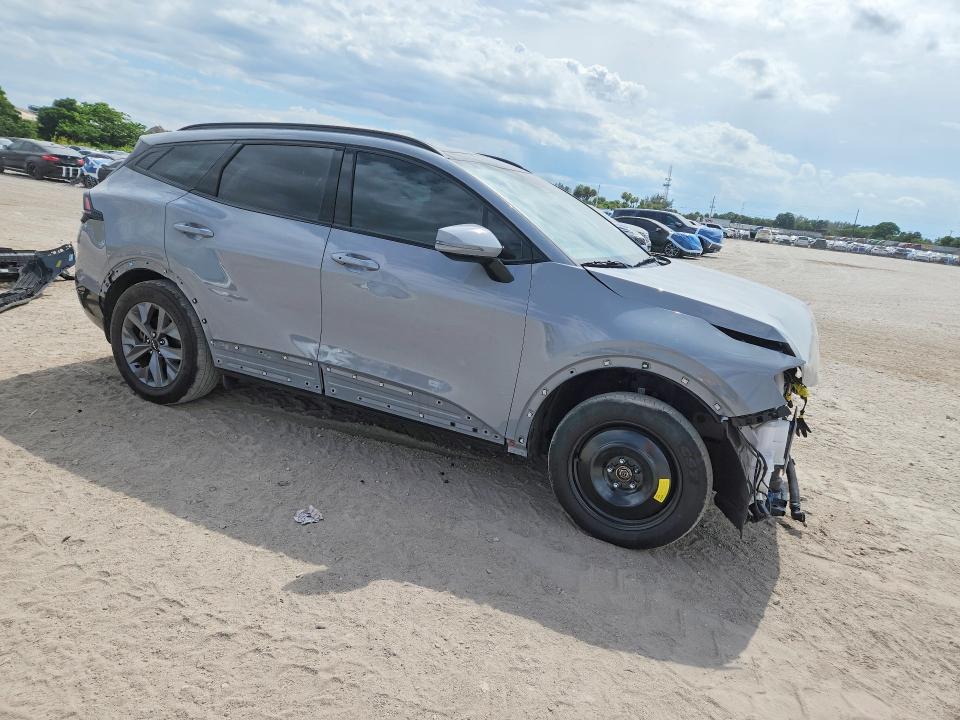 2025 Kia Sportage VIN 5XYK43DF1SG304870 COPART salvage auction — FRONT END, Fl - Certificate Of Destruction, sold $25 on 2026-07-21 (photo 4)