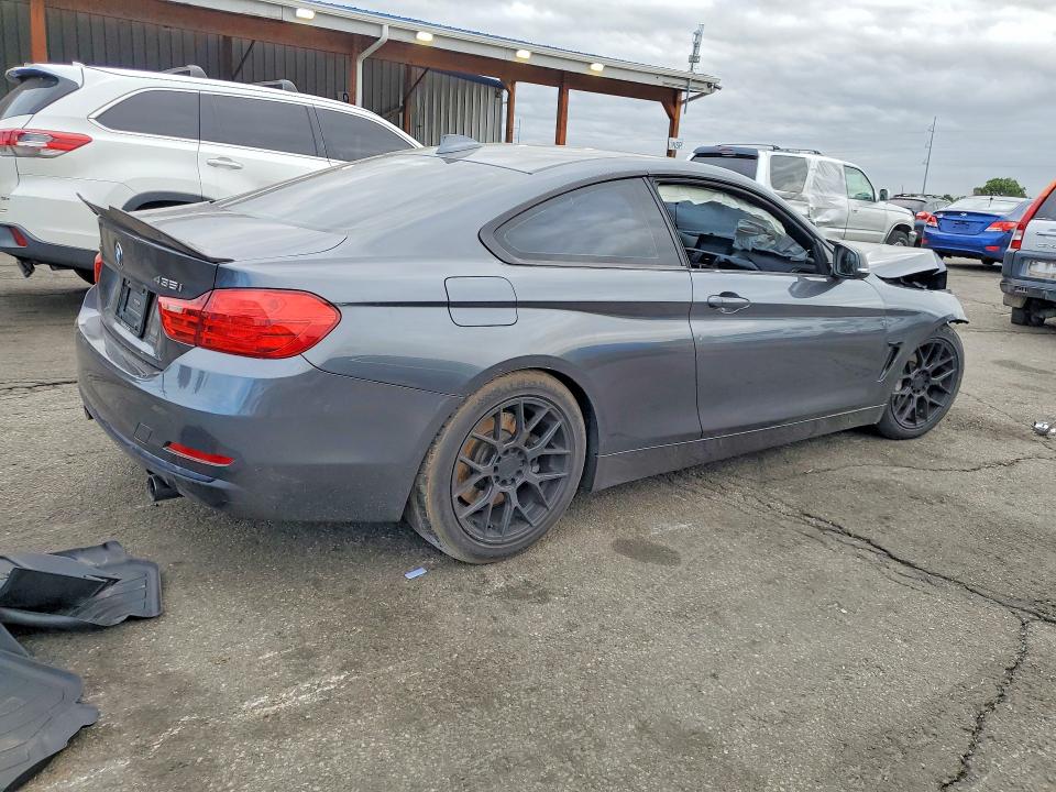 2014 BMW 4er VIN WBA3R5C52EK187323 COPART salvage auction — FRONT END, CO - PUBLIC - SALVAGE TITLE (P), sold $2,250 on 2026-07-02 (photo 3)