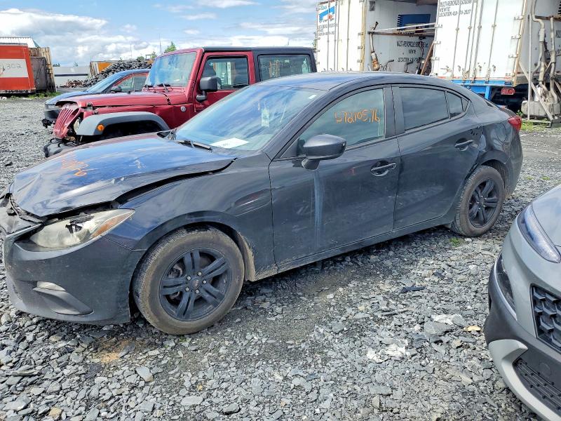 2015 Mazda 3 VIN JM1BM1U71F1274787 COPART salvage auction — FRONT END, Qc - Gravement Accidente, sold $125 on 2026-07-14 (photo 1)