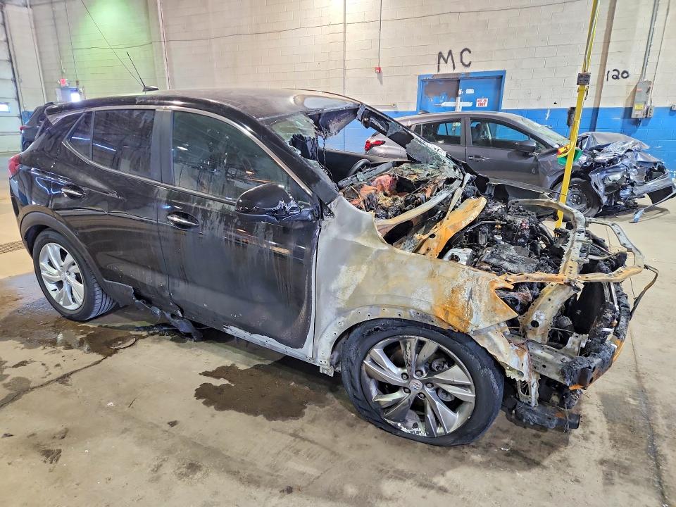 2026 Buick Encore gx VIN KL4AMCSL6TB106599 COPART salvage auction — ENGINE BURN, Mi - Scrap Certificate Of Title, sold $325 on 2026-07-24 (photo 4)
