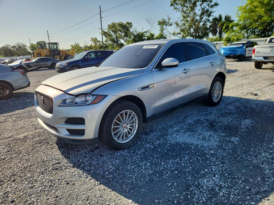 2020 Jaguar F-pace VIN SADCS2FX8LA640435 COPART salvage auction — MECHANICAL, Fl - Certificate Of Title, sold $6,300 on 2026-07-24 (photo 1)