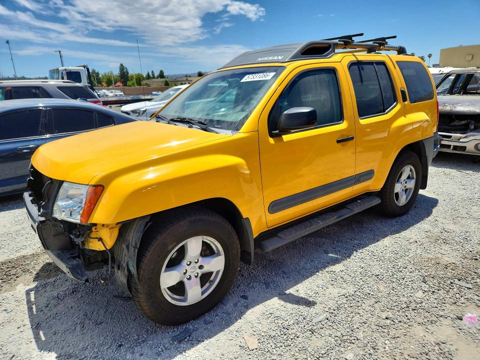 2008 Nissan Xterra VIN 5N1AN08U38C506568 COPART salvage auction — FRONT END, Ca - Salvage Certificate, sold $1,700 on 2026-07-08 (photo 1)