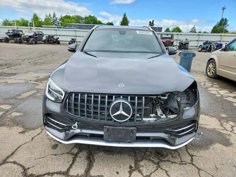 2020 Mercedes-benz Glc VIN WDC0G6EB1LF731265 COPART salvage auction — FRONT END, Or - Salvage Title Certificate, sold $15,000 on 2026-07-13 (photo 5)