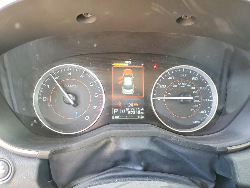 2022 Subaru Xv VIN JF2GTHMC1N8233985 COPART salvage auction — HAIL, Ia - Cert Of Title-Salvage Title, sold $6,700 on 2026-07-22 (photo 9)