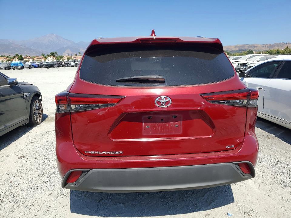 2020 Toyota VIN 5TDHZRAH8LS010603 COPART salvage auction — SIDE, Ca - Salvage Certificate, sold $15,100 on 2026-07-15 (photo 6)