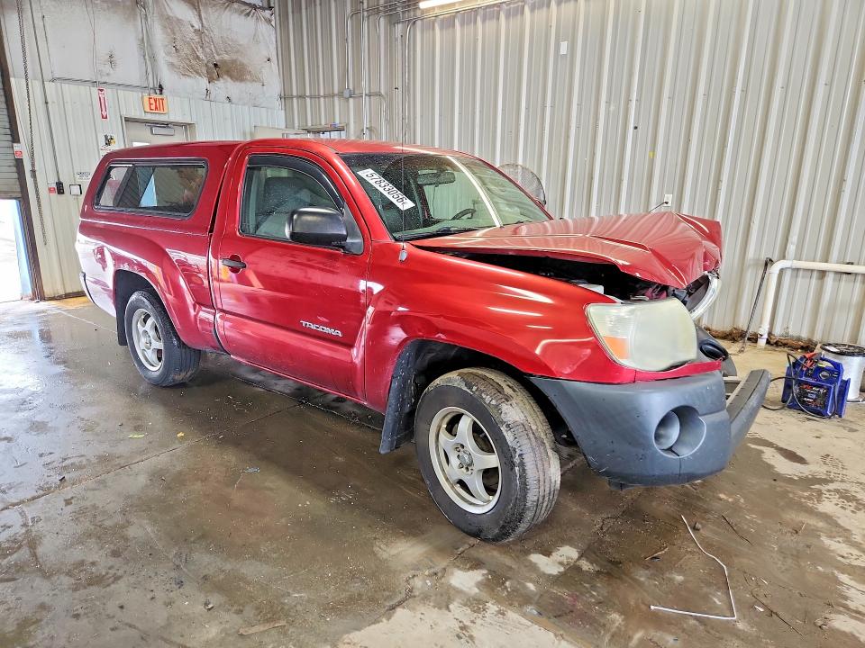 2007 Toyota Tacoma VIN 5TENX22N07Z371272 COPART salvage auction — FRONT END, IL - SALVAGE CERTIFICATE, sold $1,550 on 2026-07-28 (photo 4)