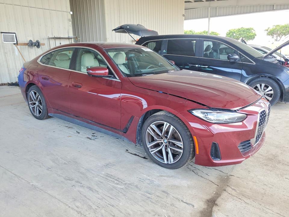 2024 BMW 4er VIN WBA73AV09RFS17378 COPART salvage auction — WATER/FLOOD, Pa - Cert Of Salvage-W=Flood Veh, sold $15,700 on 2026-08-05 (photo 4)