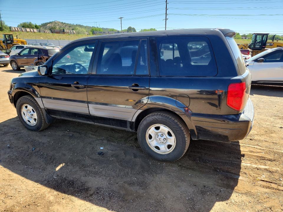 2003 Honda Pilot VIN 2HKYF18193H537607 COPART salvage auction — HAIL, Co - Dis/Dlr/Exp Only Clean Title, sold $525 on 2026-07-08 (photo 2)