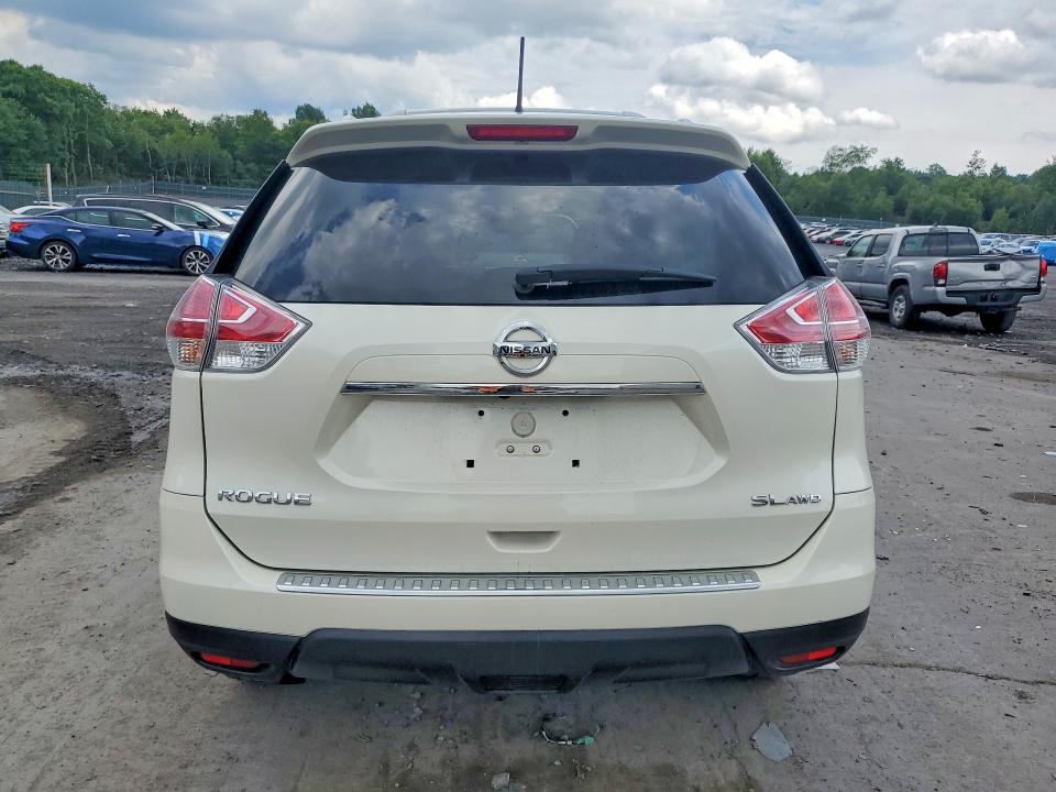 2016 Nissan Rogue VIN JN8AT2MV4GW131179 COPART salvage auction — FRONT END, Pa - Certificate Of Salvage, sold $2,200 on 2026-07-24 (photo 6)