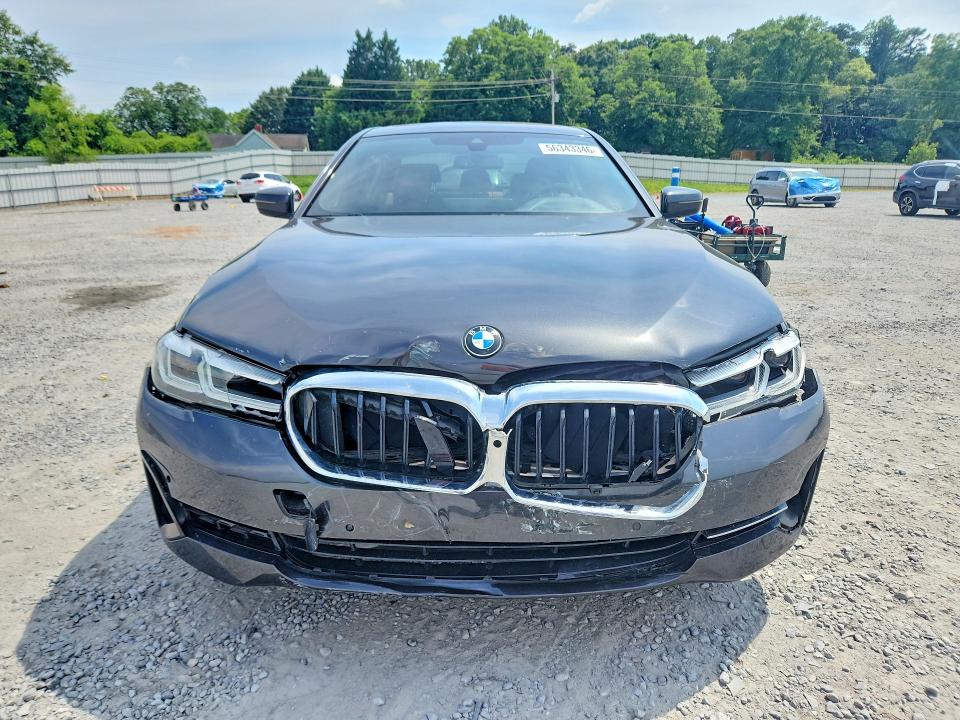 2021 BMW 5er VIN WBA53BJ02MWW92592 COPART salvage auction — FRONT END, Nc - Salvage Certificate Of Title, sold $13,400 on 2026-07-22 (photo 5)