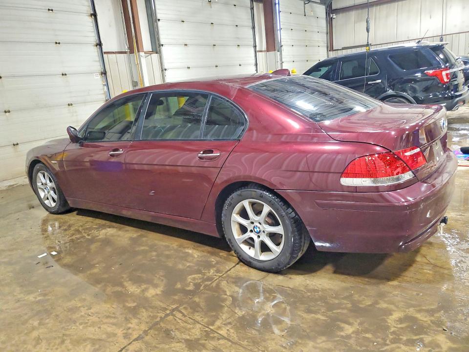 2008 BMW 7er VIN WBAHN83598DT85408 COPART salvage auction — SIDE, Pa - Certificate Of Salvage, sold $350 on 2026-07-17 (photo 2)